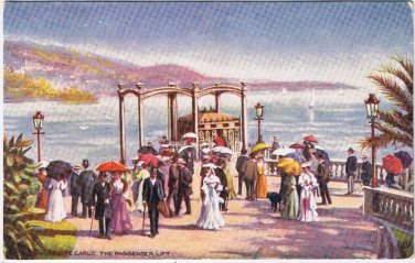 Postcard Monte Carlo The Passenger Lift Oilette