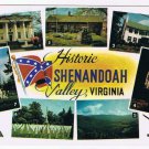 Virginia Postcard Shenandoah Valley Multi View Historic