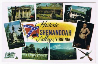 Virginia Postcard Shenandoah Valley Multi View Historic