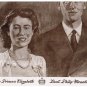 Princess Elizabeth Lt Philip Mountbatten Canadian Artist Reed 1947 Weston