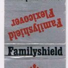 Matchbook Cover Royal Insurance Familyshield Spastic Society Victoia Australia