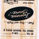 Matchbook Cover Joe Bohnet Insurance Barrhead Alberta