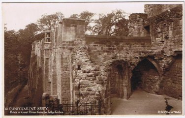 Postcard Dunfermline Abbey Palace Guest House From Kitchen