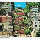 California Postcard San Francisco Lombard Street Crookedest Street In The World