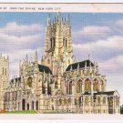 New York Postcard NYC Cathedral Of St John The Divine