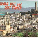 California Postcard San Francisco Telegraph Hill & Coit Tower