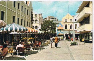 Curacao Netherlands Antilles Postcard Dr Da Costa Gomez Square