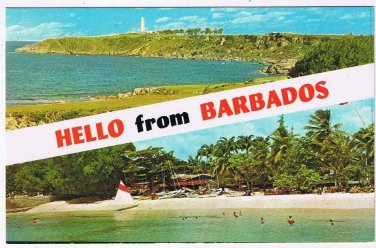 Barbados Caribbean Postcard Whitehaven St Philip Royal Yacht Club St Michael