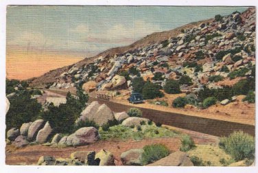 New Mexico Postcard Tijeras Canyon Highway 66 East Of Albuquerque