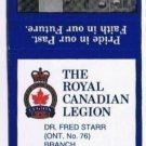 Sudbury Ontario Matchbook ROYAL CANADIAN LEGION Branch 76 Eddy Match