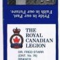 Sudbury Ontario Matchbook ROYAL CANADIAN LEGION Branch 76 Eddy Match
