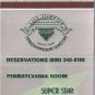 Atlantic City New Jersey Matchbook Super Star Theatre Pennsylvania Roo Universal