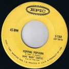 Dave Baby Cortez Popping Popcorn 45 rpm The Question Canadian Pressing