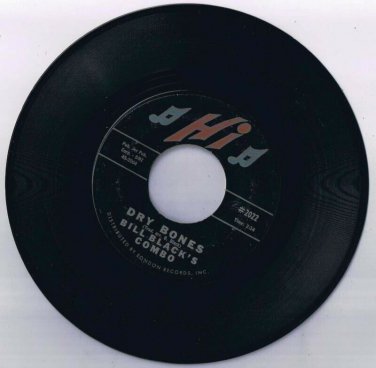 Bill Black's Combo Josephine 45 rpm B Dry Bones Hi Records