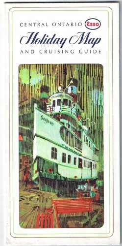 Ontario Roadmap 1964 Esso Central Ontario Holiday Map & Cruising Guide