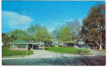 Georgia Postcard Glenville Glen Haven Motor Court