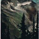 British Columbia BC Postcard Glacier Mount Sir Donald Moonlight 1912 Valentine