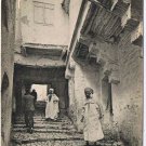Postcard Constantine la rue de l'Echelle Algeria