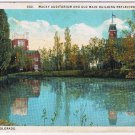 Postcard Macky Auditorium Old Main Building Reflected On Lake Boulder Colorado