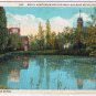Postcard Macky Auditorium Old Main Building Reflected On Lake Boulder Colorado