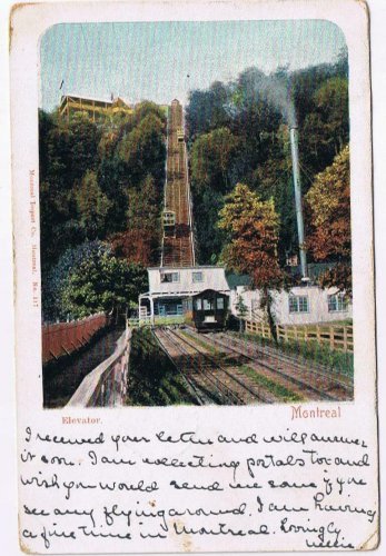 Quebec Postcard Montreal Elevator 1906
