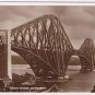 Postcard RPPC Forth Bridge Edinburgh Scotland UK