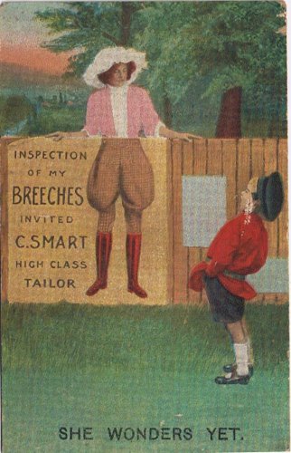 Comic Postcard Inspection Of My Breeches Invited She Wonders Yet Bamforth
