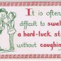 Comic Postcard Difficult Swallow A Hard Luck Story Withour Coughing Up Bamforth