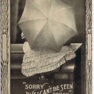 Postcard Embossed Sorry But I Can't Be Seen Today