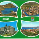 Spain Postcard Costa Brava Rosas Multi View