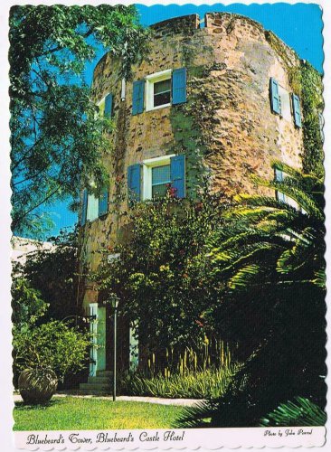 St Thomas Virgin Islands Postcard Bluebeard's Tower Bluebeard's Castle Hotel