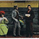 United Kingdom UK Scotland Postcard Engaged The Straight Tip 1907 Valentine