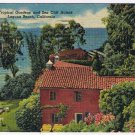 California Postcard Laguna Beach Semi Tropical Gardens & Sea Cliff Homes