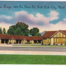Utah Postcard Salt Lake City Alta Motor Lodge