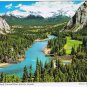 Alberta Postcard Bow Valley Banff National Park From Banff Springs Hotel