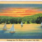 Postcard The Heights On Houghton Lake Michigan