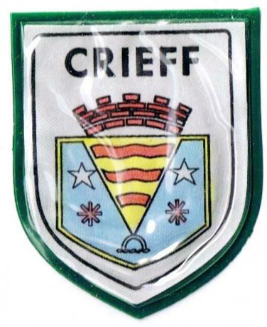 Scotland Patch Badge Crieff Plastic 2.5" x 3"