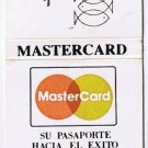 Matchbook Cover Cookery Restaurant Bar Caraballeda Venezuela Mastercard