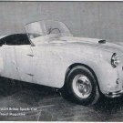 Allard Advertising Card Allard Palm Beach British Sports Car Arcade Card