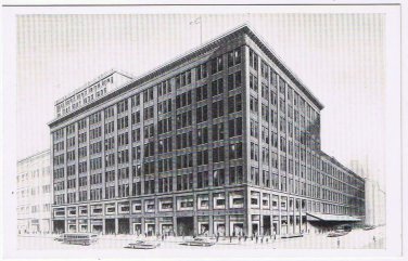 Ontario Postcard Toronto Eatons Main Store Downtown Bus Cars
