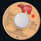 Frankie Valli Grease 45 rpm Grease Instrumental Canadian Pressing