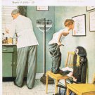 Postcard Before The Shot Norman Rockwell Saturday Evening Post