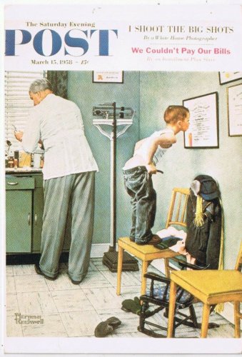 Postcard Before The Shot Norman Rockwell Saturday Evening Post