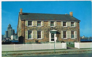 Postcard Hiram Walker Historical Museum Windsor Ontario Francois Baby House