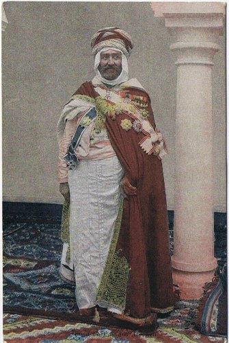 Postcard Si M'hamed Ben-Bouaziz-Ben-Ganah Bach-Agha des Zibans Algeria