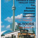 Ontario Roadmap Toronto Trolley Tours Sightseeing Olde Town Toronto