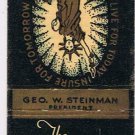 Matchbook Cover Midland Mutual Life Insurance Company Columbus Ohio