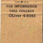 Maryland Matchbook Cover Officers Open Mess Geo Meade