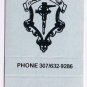 Wyoming Matchbook Cover Warren Air Force Base Officers Club Grey