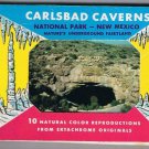 New Mexico Souvenir Photo Booklet Carlsbad Caverns National Park 10 Photos